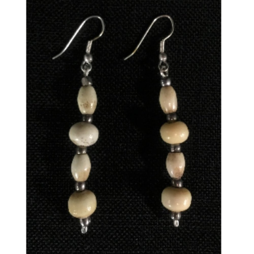 Wood Look Drop Earrings